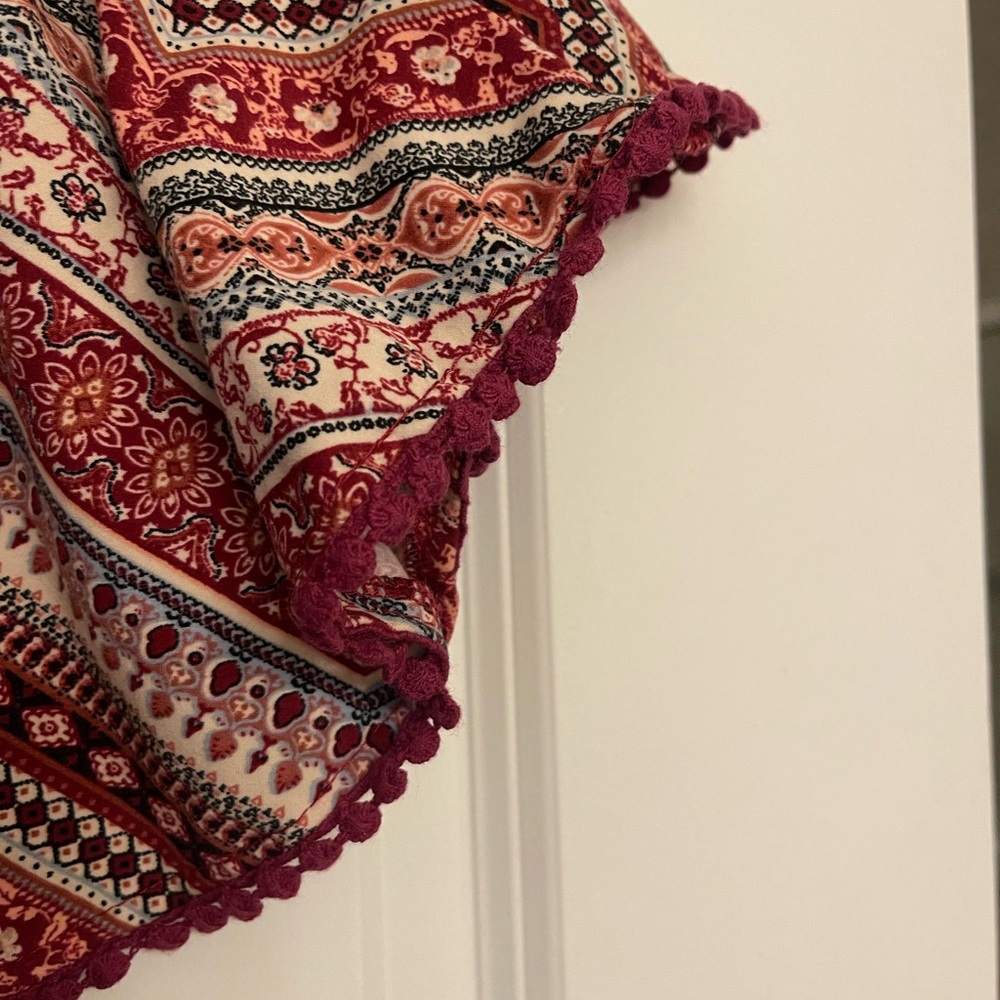 Rue21 Red and Cream Patterned Jumpsuit - Picture 4 of 4